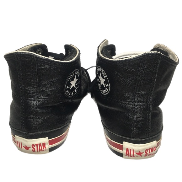 Rare leather Converse two fold high tops. Mens 6/Womens 8 - Picture 4 of 13
